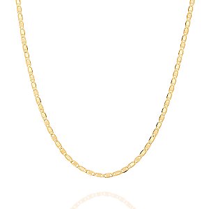 Gargantilha Rommanel Elo Piastrine Ouro 18K