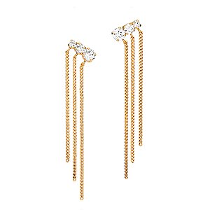 Brinco Ear Cuff Franja Rommanel Ana Castela 527732