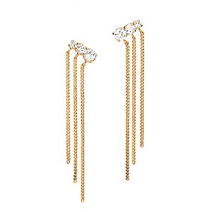 Brinco Ear Cuff Franja Rommanel Ana Castela 527732
