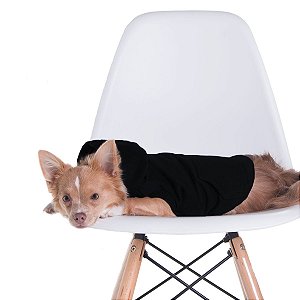 Casaco de moletom preto para cães e gatos | Black