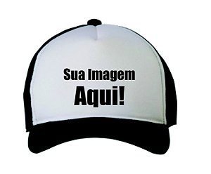 Boné personalizado modelo trucker com sua imagem!