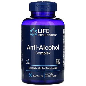Anti Alcool Life Extension 60 Cp Fígado Anti-alcohol