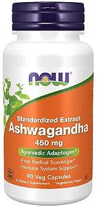 Ashwagandha Extract 450mg (90 cápsulas) - Now Foods