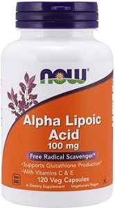 Alpha Lipoic Acid 100 mg (120 capsulas) - Now Foods