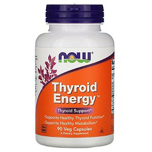 Thyroid Energy (90capsulas) Now Foods Saúde Da Tireoide