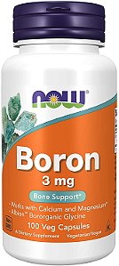 Boron 3MG (100 Cápsulas) Now Foods