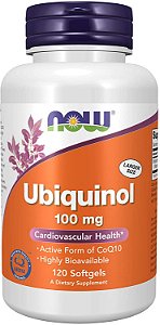 Ubiquinol CoQ10 100mg (120Capsulas) - Now Foods