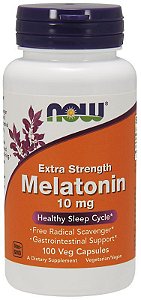 Melatonina 10mg - Extra Forte - Now Foods
