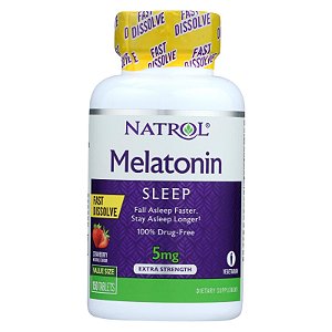 Melatonina Fast Release 5mg (90 Tabletes) Natrol