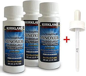 Minoxidil Cabelo (180ml) - Kirkland 3 Meses