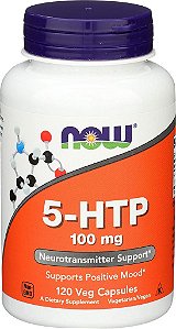 5-HTP 100mg (120 cápsulas) - Now Foods