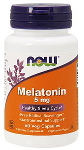 Melatonina 5mg - Now Foods (60 cápsulas)