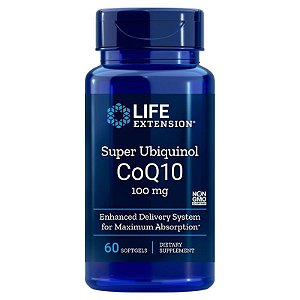 Super Ubiquinol CoQ10 100mg - 60Caps - Life Extension