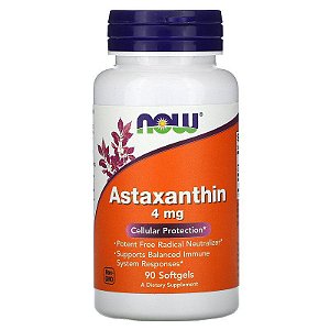 Astaxanthin 4mg (90 softgels) - Now Foods