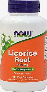 Licorice Root Raiz De Alcaçuz 450mg Now Foods