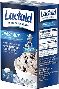 Lactaid Fast Act (60 Caps) Lactase