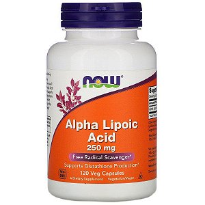 Acido Alpha Lipoico 250mg 120caps Now Foods