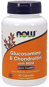 Glucosamine & Chondroitin with MSM (90caps) - Now Foods