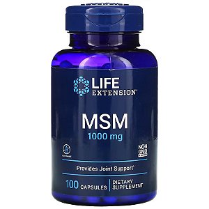 MSM 1000 mg 100 Cápsulas - Life Extension