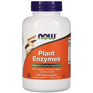 Plant Enzymes (240 cápsulas) - Now Foods