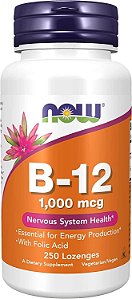 Vitamina B-12 1000mcg (250 Caps) Now Foods