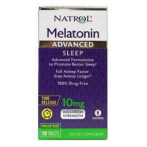 Melatonina Advanced Sleep 10mg (60 tabs) - Natrol