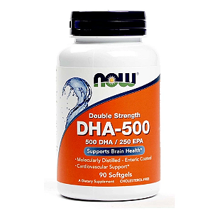 DHA-500 (90 softgels) - Now Foods