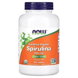 Spirulina 500 mg 500 Tablets - Now Foods