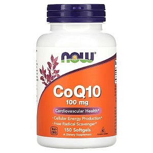 CoQ10 100 mg 150 Softgels - Now Foods
