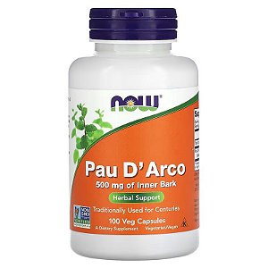 Pau D'Arco 500 mg 100 cápsulas - Now Foods