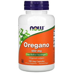 Orégano 450 mg 100 Cáps - Now Foods
