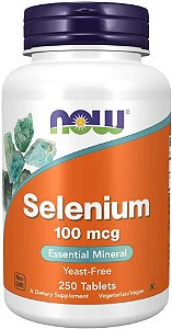 Selenium 100mcg 250 TABLETS - Now Foods