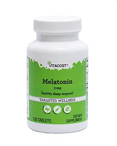 Melatonin 3 mg 100 Tablets - Vitacost