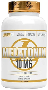 Melatonina 10mg 120 Cápsulas - LanderFit