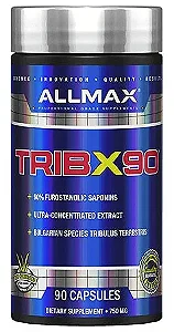 Tribulus Trib X90 (90caps) Unico com 90% Saponins (750mg) - Allmax