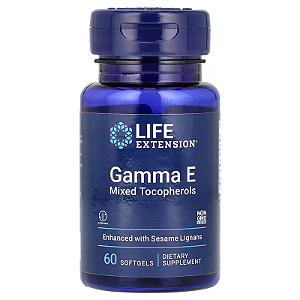 Gamma E Tocoferóis Mistos (60 Softgels) – Life Extension