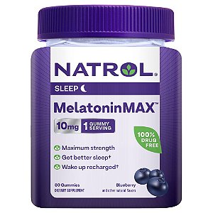 Natrol Melatoninmax 10 mg 80 gomas