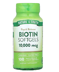 Biotina 10000mcg, 100 Cápsulas, Nature's Truth