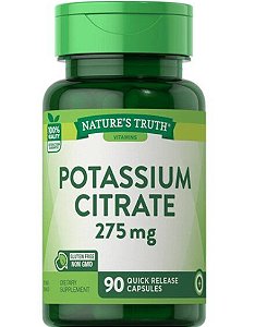 Potássio Citrate, 275mg, 90 cápsulas, Nature's Truth