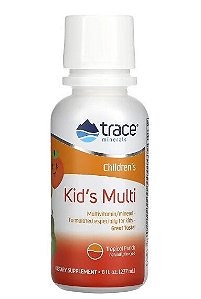 Multivitamínico Infantil, 237ml Liquido Sabor Tropical Punch, Trace Minerals