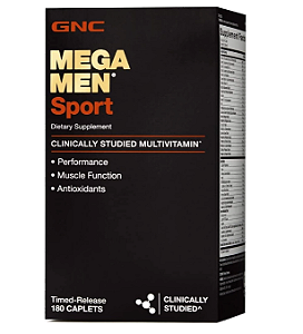 Multivitamínico Mega Men Sport, 180 Cápsulas, GNC