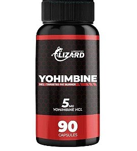 Ioimbina HCL 5mg, 90 Cápsulas, Lizard