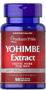Yohimbine Extrato, 50 Cápsulas, Puritan's Pride