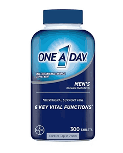 Multivitamínico para Homens, 300 Comprimidos, One-A-Day