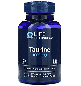 Taurina, 1,000 mg, 90 Cápsulas, Life Extension