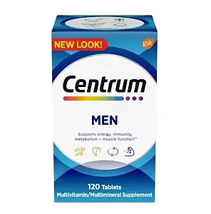 Centrum Men Multivitamínico, 120 Tablets, Importado
