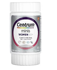 Centrum Minis, Women 50+, 160 Comprimidos, Importado