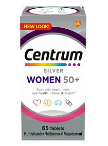 Centrum Silver Womens 50+, 65 Comprimidos, Importado