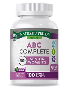 Multivitamínico Feminino 50+, 100 Cápsulas, Nature's Truth
