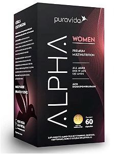 Multivitamínico Alpha Women, 60 Cápsulas, PuraVida